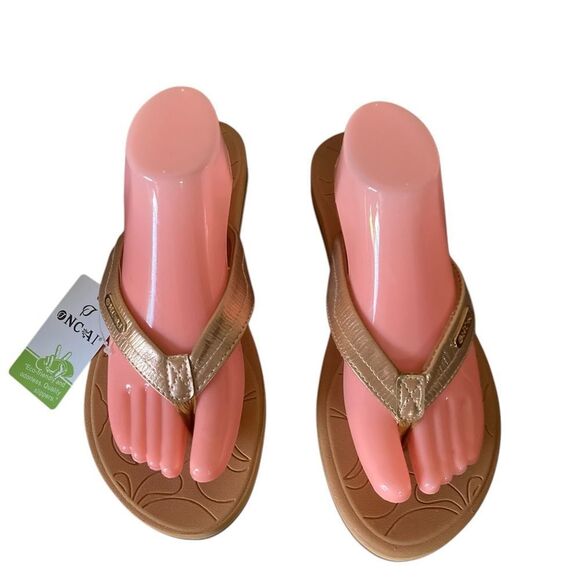 ONCAI Sandals Woman’s Size 10 Beach Thongs With Arch Support - Picture 4 of 10